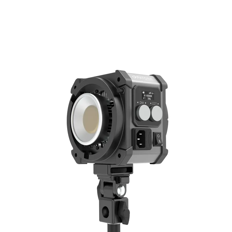 Lampa video LED PATONA Premium SQ200RGB 200W COB cu Hard Case 4172